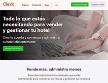 Tablet Screenshot of clerkhotel.com